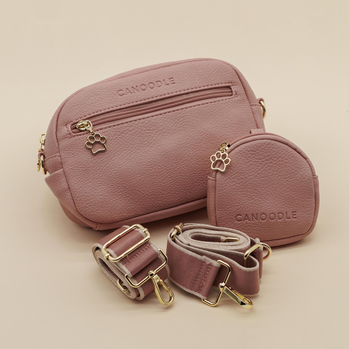 The Active -Dog Walking Bag (Nude Pink)