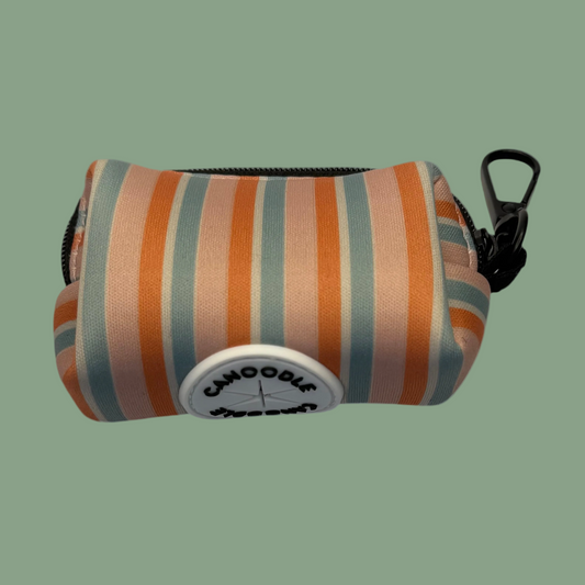 CANOODLE Striped POOP BAG HOLDER