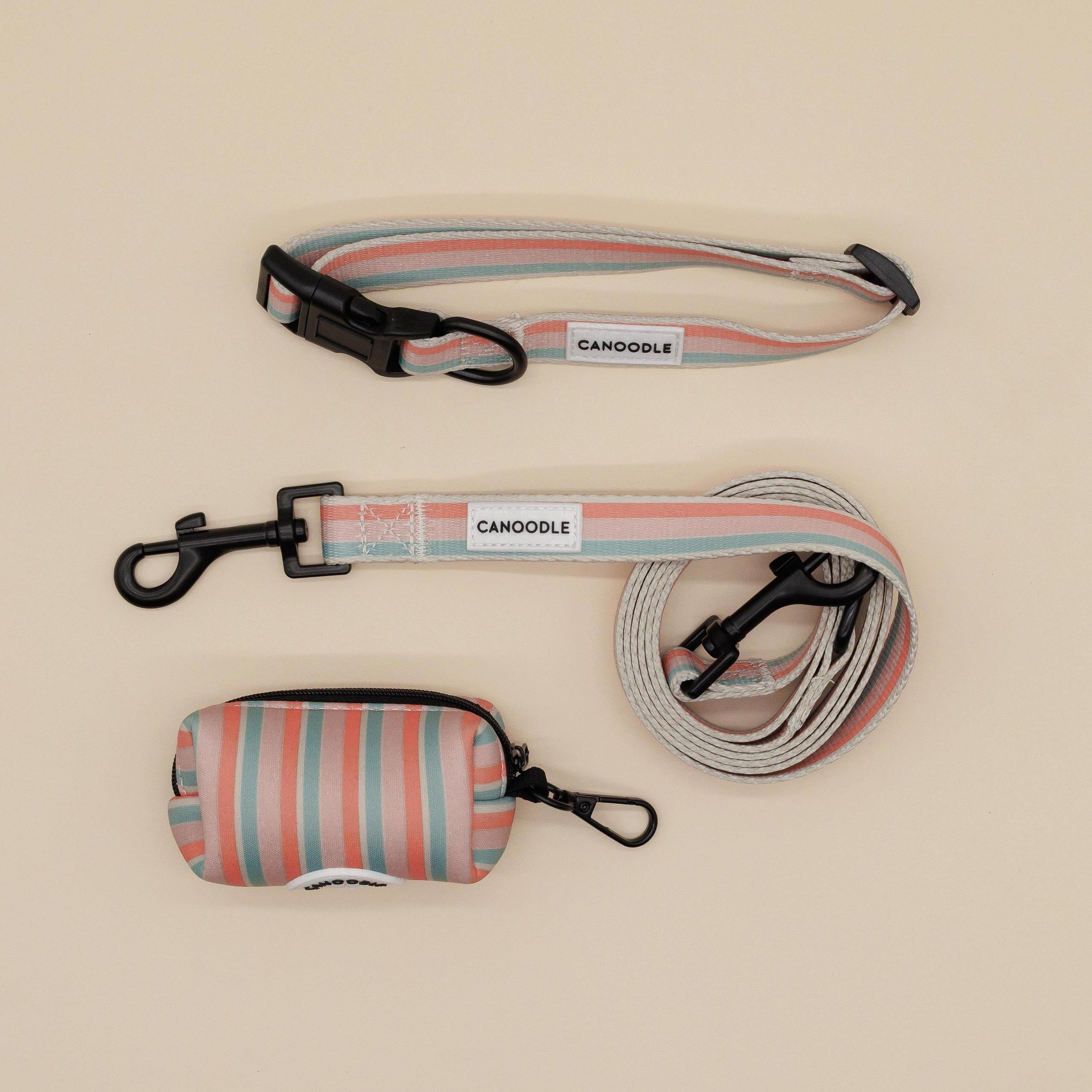 Best Seller Basic Bundle - Collar, Lead, Poop Bag Dispenser