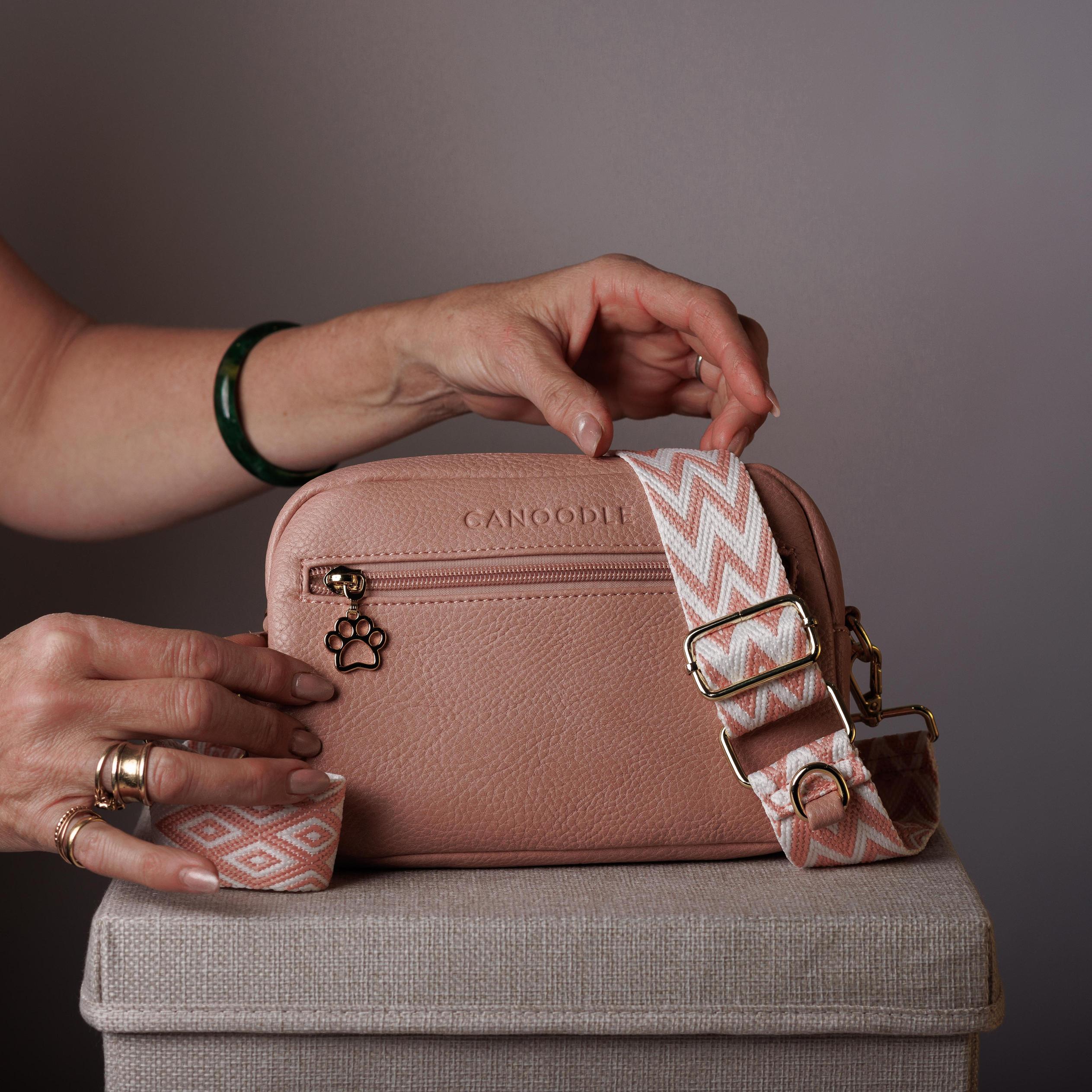 The Cafe- Dog Walking Bag - (Blush Pink)