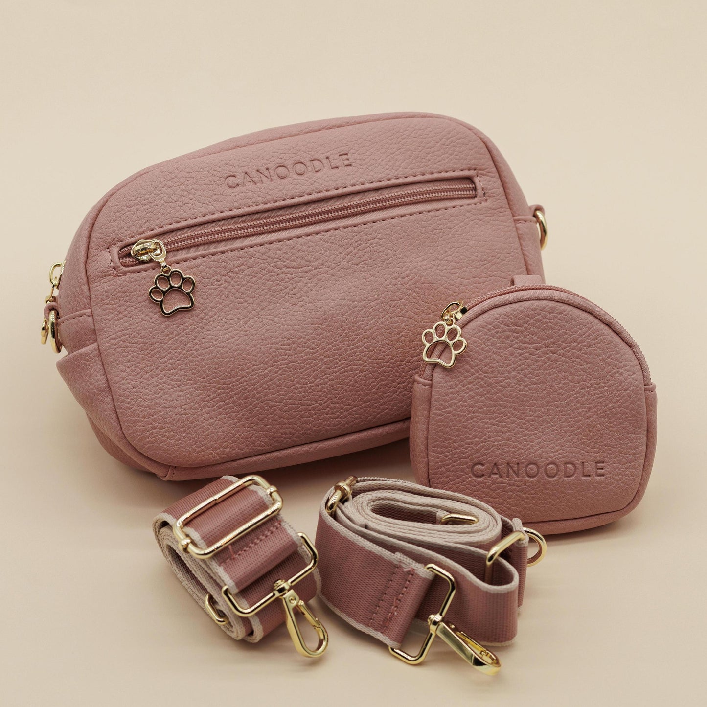 The Active -Dog Walking Bag (Nude Pink)