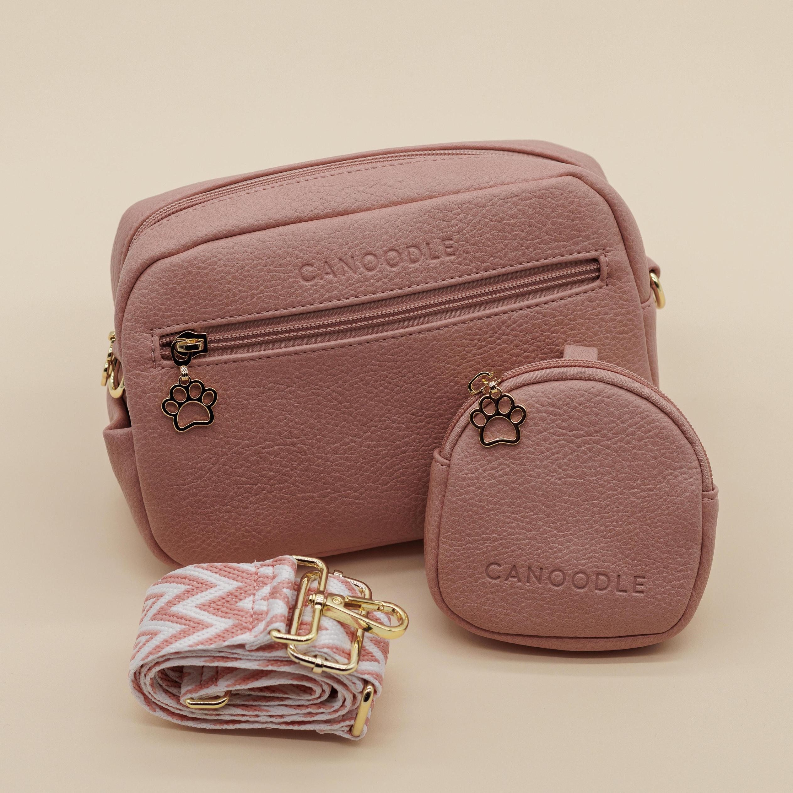 The Cafe- Dog Walking Bag - (Nude Pink)