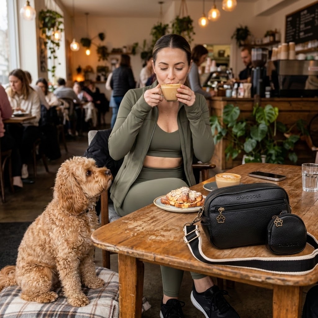 Active Dog Walking Bag - Black