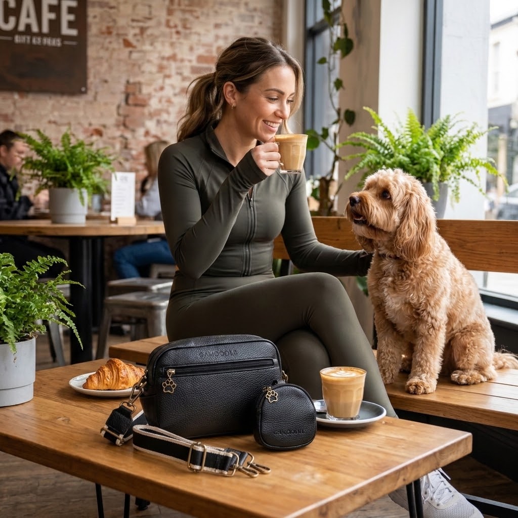 Active Dog Walking Bag - Black